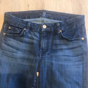 7 for all mankind bootcut jeans, size 27